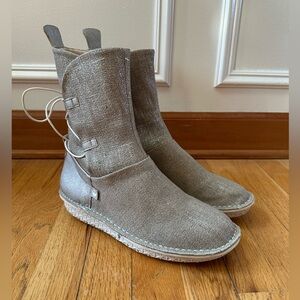 Po-Zu Star Wars Rey Silver Linen Boots